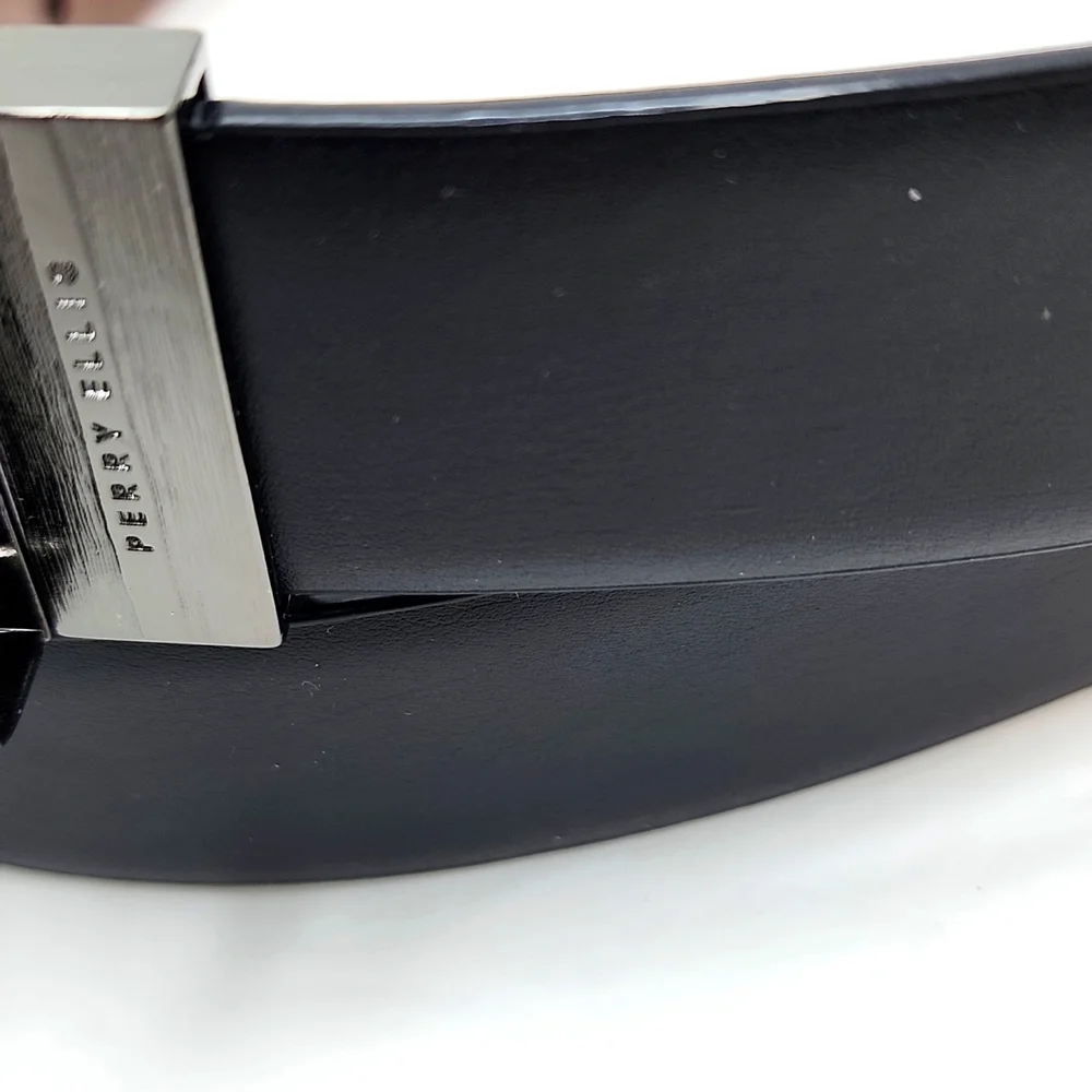 PERRY ELLIS POTFOLIO MEN'S REVERSIBLE BELT, BLACK & BROWN, SIZE 44